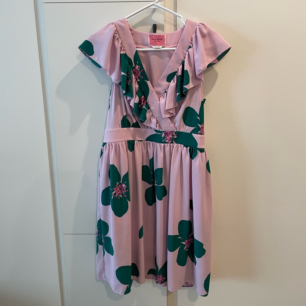 Kate Spade Grand Flora A-Line Dress